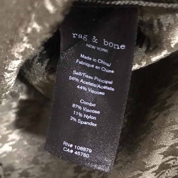 *NWT* RAG & BONE Houndstooth T-Shirt Shift Dress - Picture 15 of 15